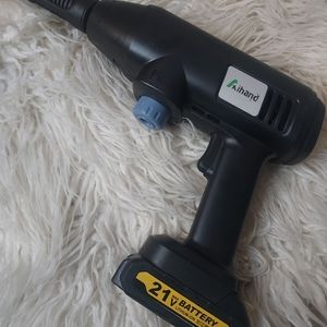 Portable cordless electric high pressure water spray gun car washer cleaner tool